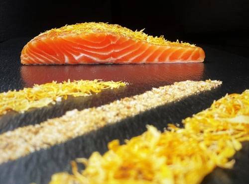 Le Saumon Gravlax aux Agrumes et Poivre de Timut 500 gr