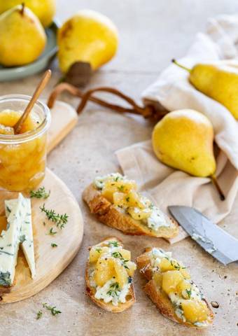 Chutney Poire d'Hiver ( cannelle, fleur d'oranger,badiane) 125 gr